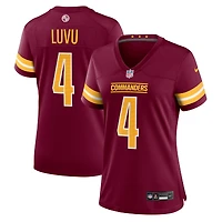 Women's Nike Frankie Luvu  White Washington Commanders Game Jersey