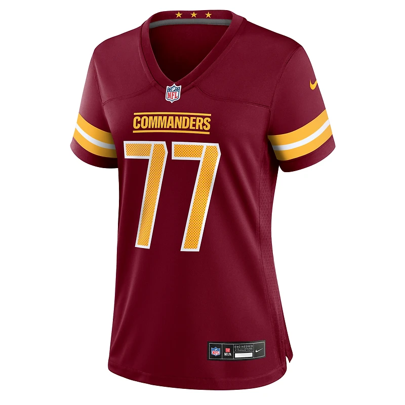 Maillot de match Nike George Fant bordeaux pour femme des Washington Commanders