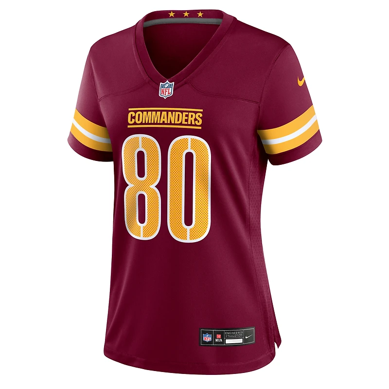 Women's Nike Jamison Crowder  Burgundy Washington Commanders Team Game Jersey