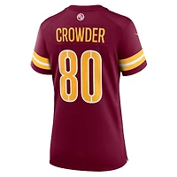 Women's Nike Jamison Crowder  Burgundy Washington Commanders Team Game Jersey