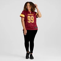 Women's Nike Javon Kinlaw  Burgundy Washington Commanders Team Game Jersey