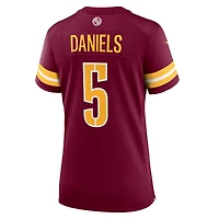 Maillot de jeu Nike Jayden Daniels pour femme, bordeaux, Washington Commanders