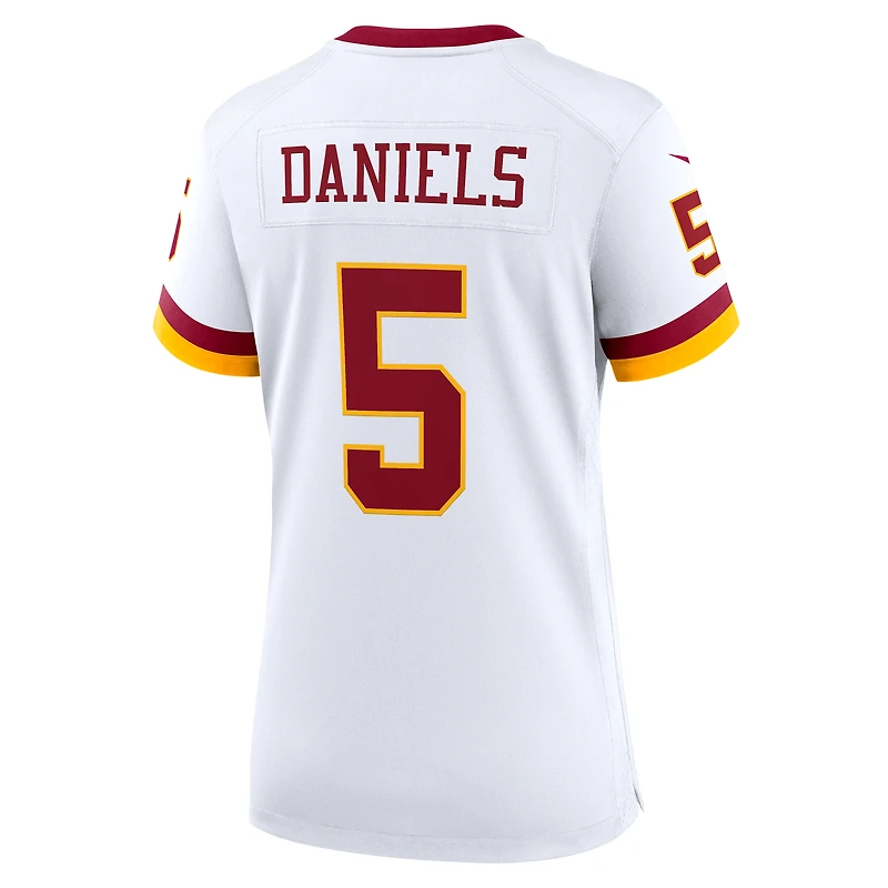 Maillot Nike Jayden Daniels blanc pour femme, édition Super Bowl, Washington Commanders