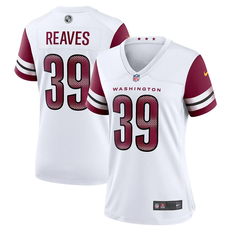 Women's Nike Jeremy Reaves White Washington Commanders Game Jersey