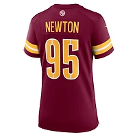 Women's Nike Jer'Zhan Newton  Burgundy Washington Commanders Team Game Jersey