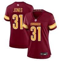 Women's Nike Jonathan Jones  Burgundy Washington Commanders Team Game Jersey
