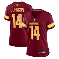 Women's Nike Josh Johnson  Burgundy Washington Commanders Team Game Jersey