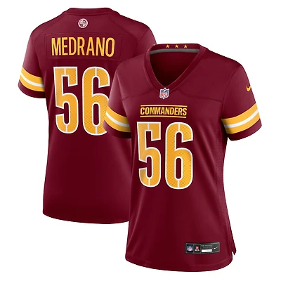 Maillot Nike Kain Medrano Bordeaux pour femme des Washington Commanders