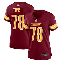 Maillot Nike Laremy Tunsil bordeaux pour femme des Washington Commanders