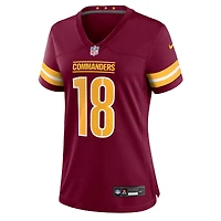 Maillot de match Nike Marcus Mariota bordeaux Washington Commanders pour femme