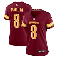 Maillot Nike Marcus Mariota Bordeaux pour femme des Washington Commanders