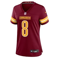Maillot Nike Marcus Mariota Bordeaux pour femme des Washington Commanders