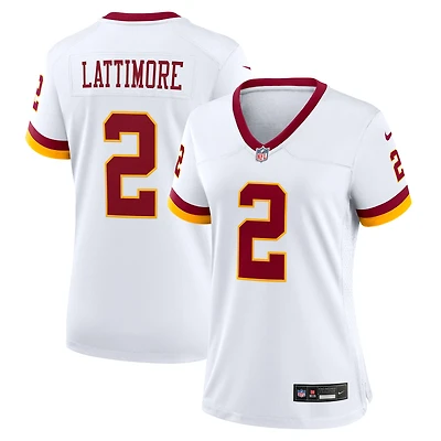Women's Nike Marshon Lattimore White Washington Commanders Game Super Bowl Era Jersey