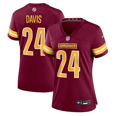 Women's Nike Michael Davis  Burgundy Washington Commanders Team Game Jersey