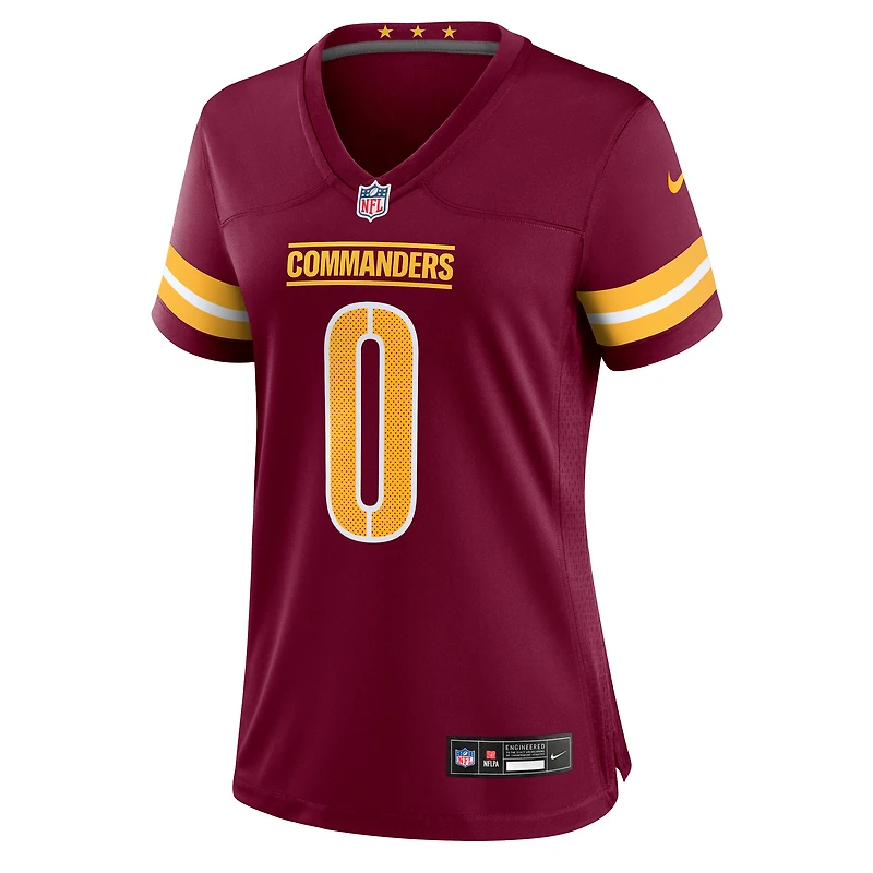 Women's Nike Mike Sainristil  Burgundy Washington Commanders Game Jersey