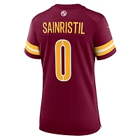 Women's Nike Mike Sainristil  Burgundy Washington Commanders Team Game Jersey