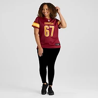 Maillot de match Nike Nick Allegretti pour femmes, bordeaux, Washington Commanders
