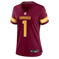 Women's Nike Noah Igbinoghene  Burgundy Washington Commanders Team Game Jersey
