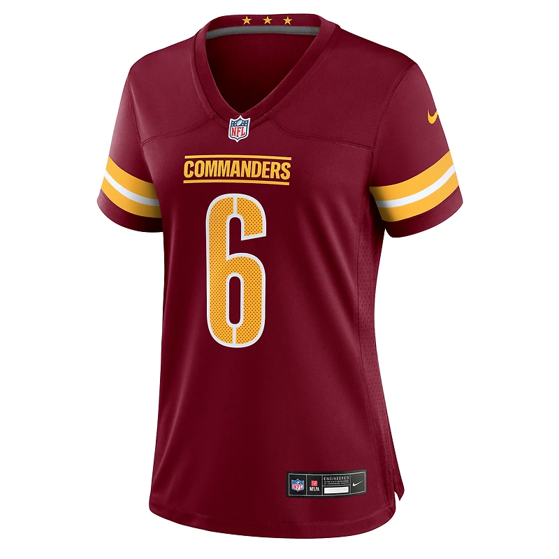 Women's Nike Noah Igbinoghene  Burgundy Washington Commanders Team Game Jersey