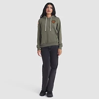 Sweat à capuche Nike Olive Washington Commanders 2025 Salute to Service Sideline Standard Issue Dri-FIT pour femme