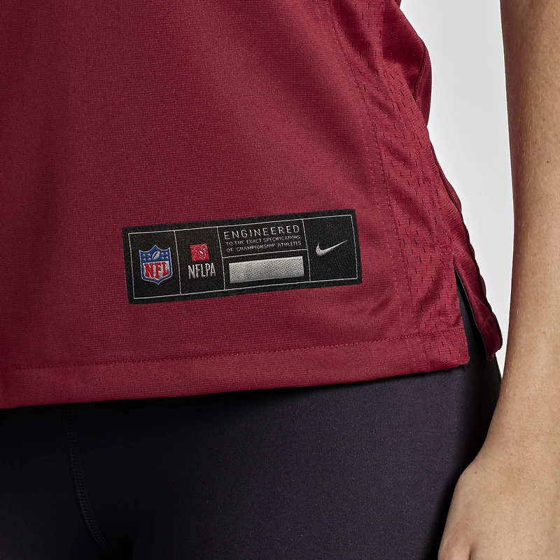 Maillot de match Nike Sam Cosmi pour femmes, bordeaux, Washington Commanders
