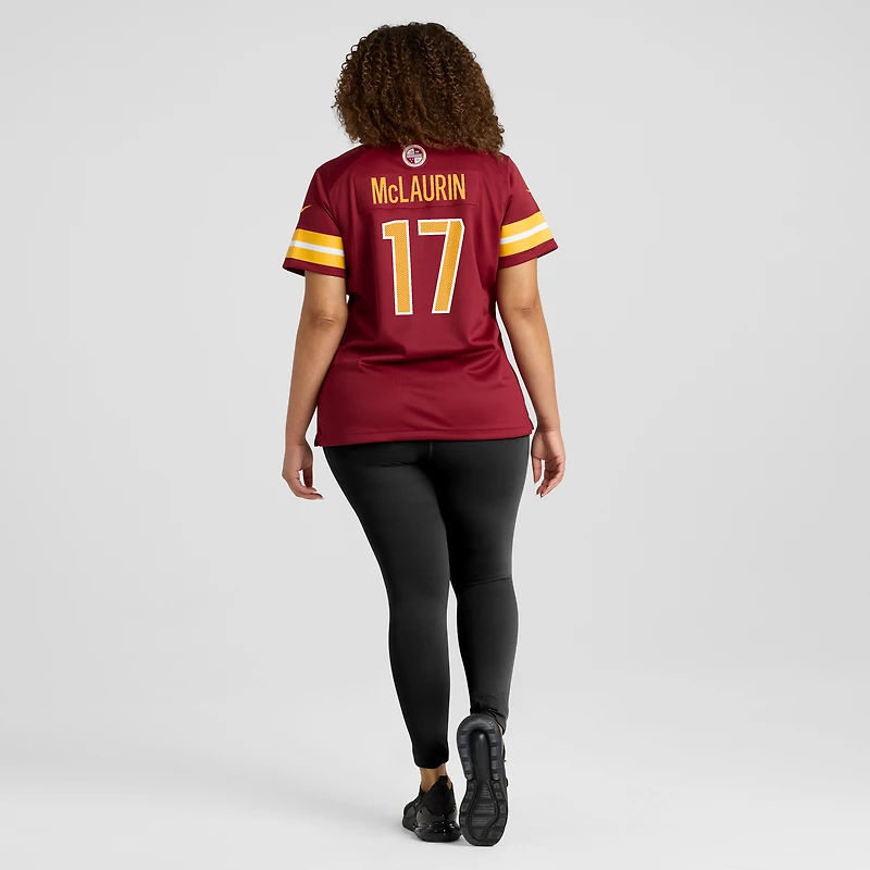 Maillot de match Nike Terry McLaurin des Washington Commanders pour femme, bordeaux