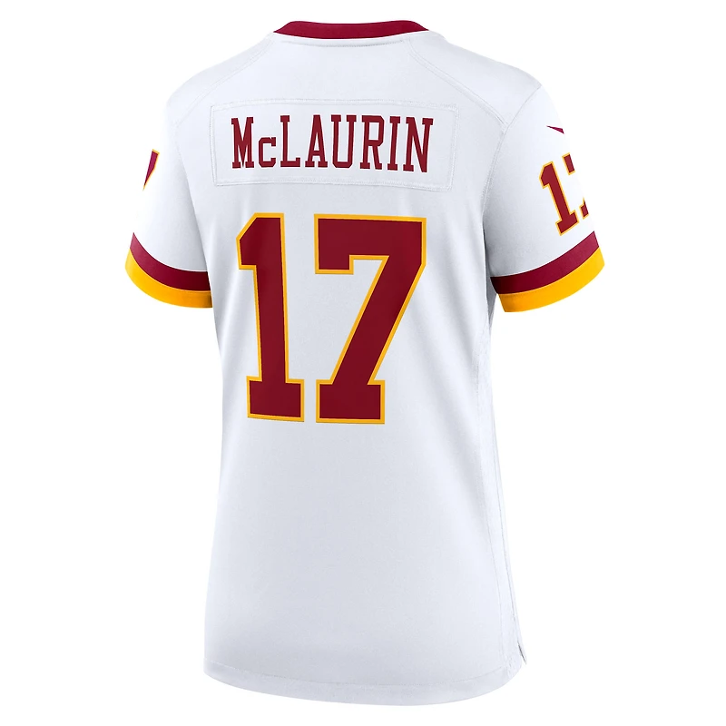 Maillot Nike Terry McLaurin blanc pour femme, édition Super Bowl, Washington Commanders