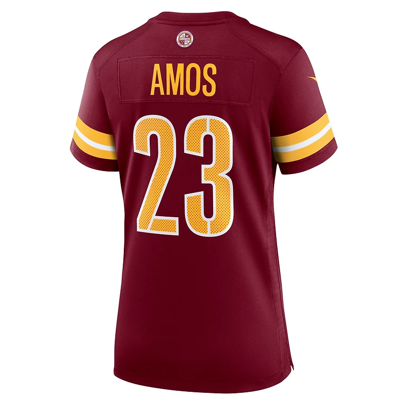 Women's Nike Trey Amos  Burgundy Washington Commanders Team Game Jersey
