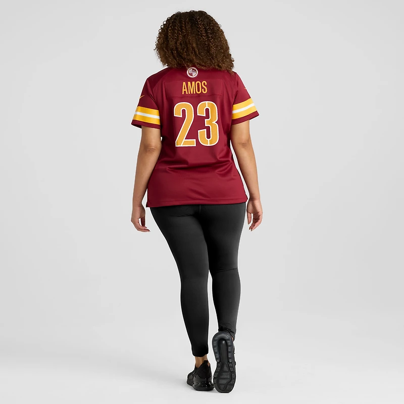 Women's Nike Trey Amos  Burgundy Washington Commanders Team Game Jersey