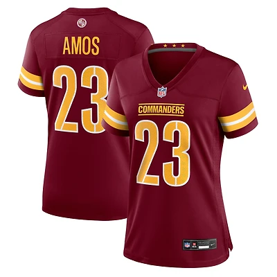 Women's Nike Trey Amos  Burgundy Washington Commanders Team Game Jersey