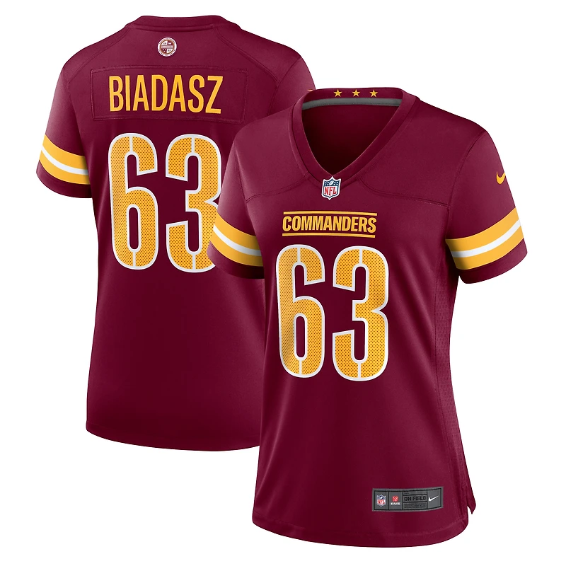 Women's Nike Tyler Biadasz  Burgundy Washington Commanders Game Jersey