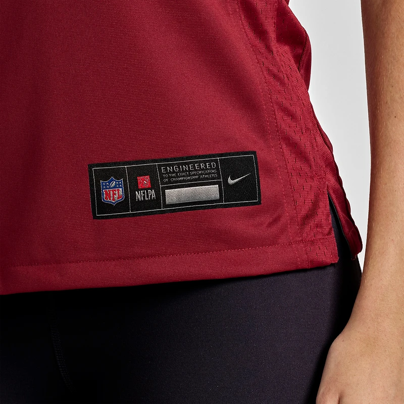 Maillot Nike Tyree Jackson bordeaux pour femme des Washington Commanders