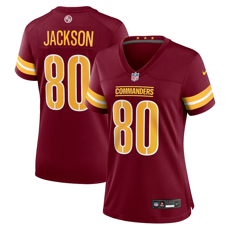 Maillot Nike Tyree Jackson bordeaux pour femme des Washington Commanders