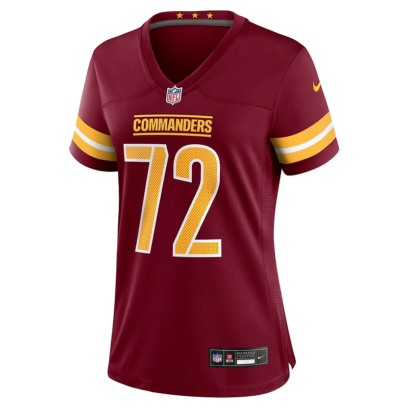 Women's Nike Viliami Fehoko Jr.  Burgundy Washington Commanders Team Game Jersey