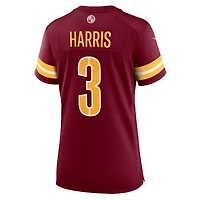 Women's Nike Will Harris  Burgundy Washington Commanders Team Game Jersey
