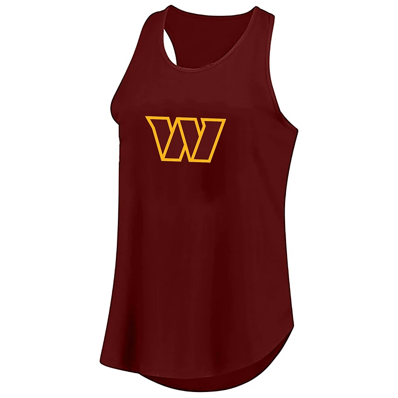 Women's Profile  Burgundy Washington Commanders Plus Basic Tank Top