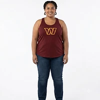 Débardeur basique grande taille Washington Commanders bordeaux pour femme