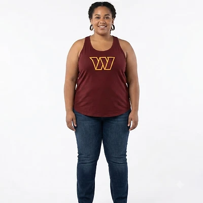 Women's Profile Burgundy Washington Commanders Plus Basic Tank Top
