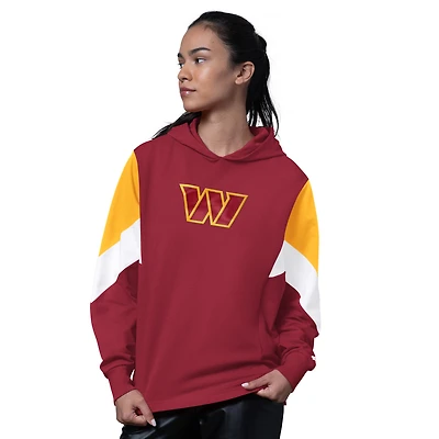 Women's Starter Burgundy Washington Commanders Scrimmage Hoodie