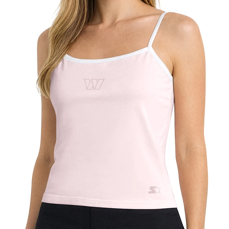 Débardeur Starter rose pastel Washington Commanders pour femme