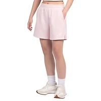 Women's Starter Pastel Pink Washington Commanders Travel Pastels Fleece Short