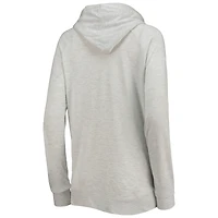 Chandail à capuchon raglan d'avant-match Touch Oatmeal Washington Commanders pour femme