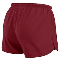Women's WEAR by Erin Andrews Burgundy Washington Commanders Heavy Rugby Jersey Long Sleeve T-Shirt & Shorts Lounge Set