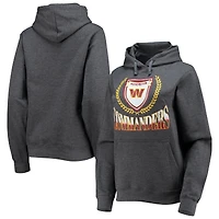 WEAR by Erin Andrews Sweat à capuche en polaire gris chiné Washington Commanders pour femmes