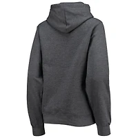WEAR by Erin Andrews Sweat à capuche en polaire gris chiné Washington Commanders pour femmes