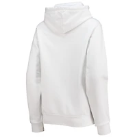 WEAR by Erin Andrews Sweat à capuche en polaire blanc Washington Commanders pour femmes