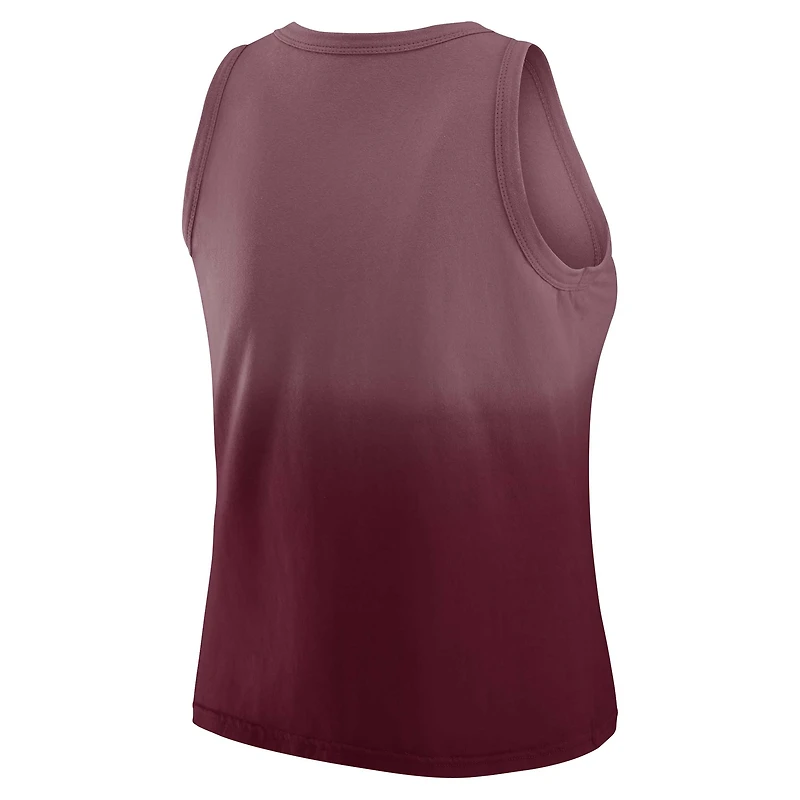 Débardeur bordeaux ombré Washington Commanders pour femme WEAR by Erin Andrews x Gracie Hunt