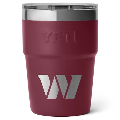 YETI Washington Commanders 16oz. Rambler Stackable Cup with Magslider Lid