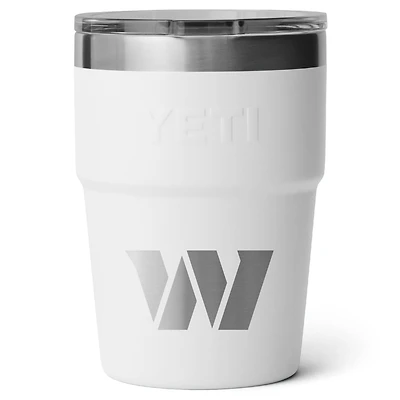 YETI Washington Commanders 16oz. Rambler Stackable Cup with Magslider Lid