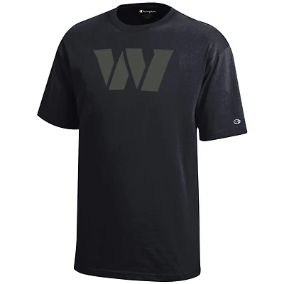 Youth Champion  Black Washington Commanders Tonal T-Shirt